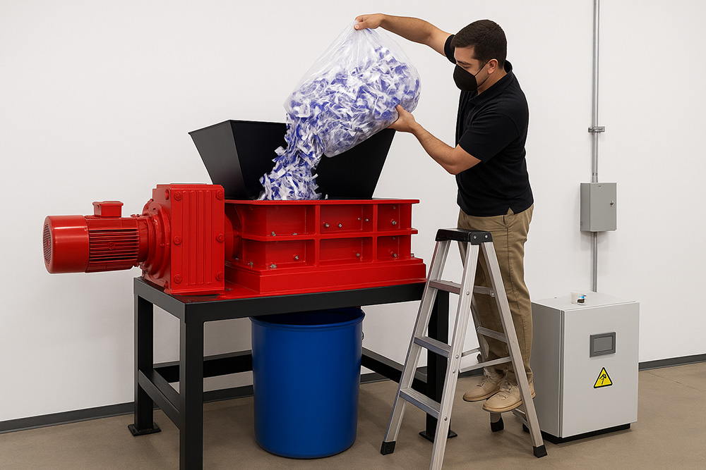 Paper and Cardboard Shredder Paper and Cardboard Shredder