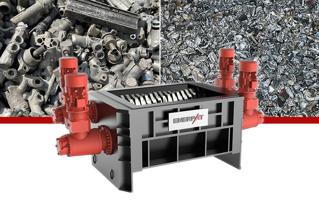 ENERPAT MSC-E1900 Four Shaft Aluminium Shredder Manufacturer