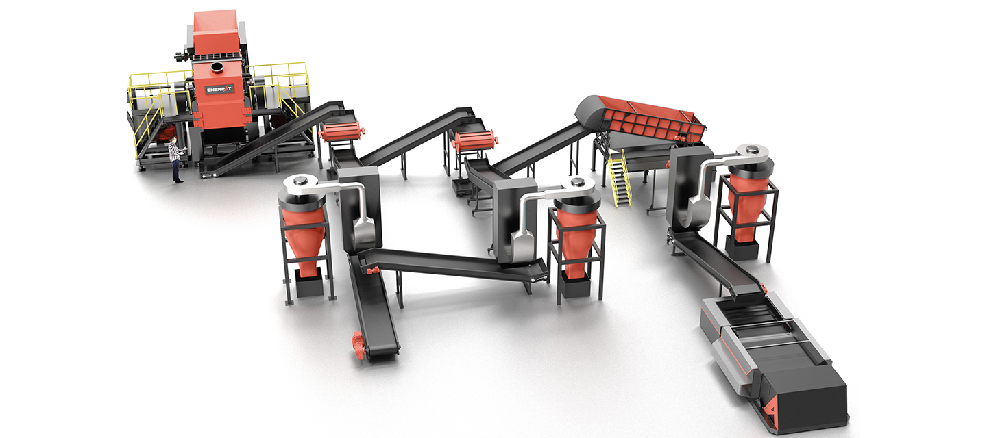 Hammer Mill Shredding Line