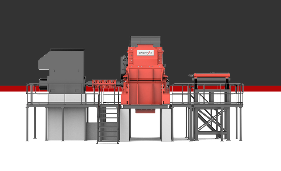 4. Horizontal Hammer Mill Aluminum Shredder