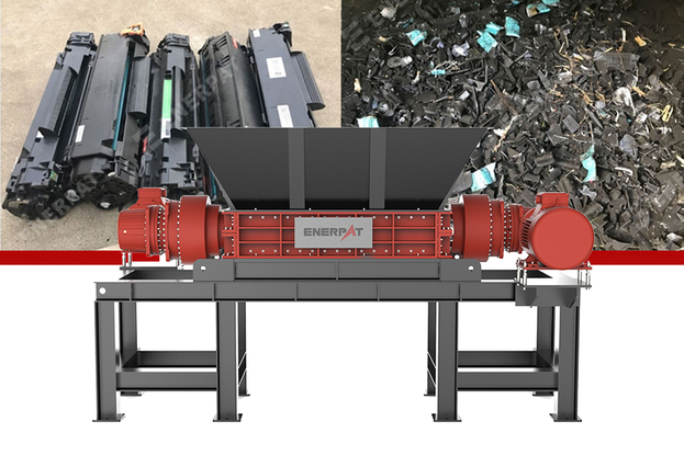 ENERPAT MSB-E1600 Twin Shaft Industrial Metal Shredder Machine