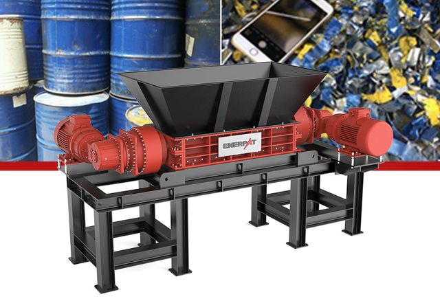 ENERPAT MSB-E1500 Double Shaft Shredder for Metal