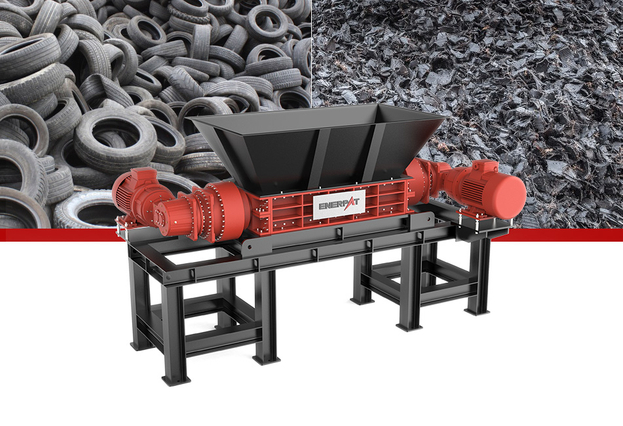 ENERPAT Dual-Shaft Rubber Shredder