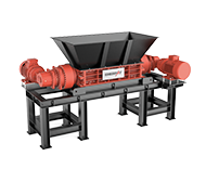 Double shaft shredder